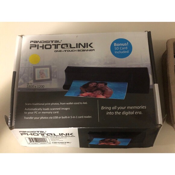 Pandigital Photolink One Touch Photo Scanner  W/ SD Card  Model PANSCN01 - Picture 1 of 4
